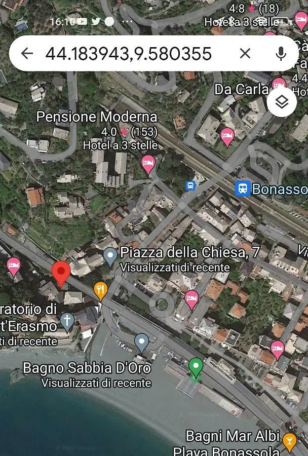 Nido Al Mare Apartment Bonassola Italy